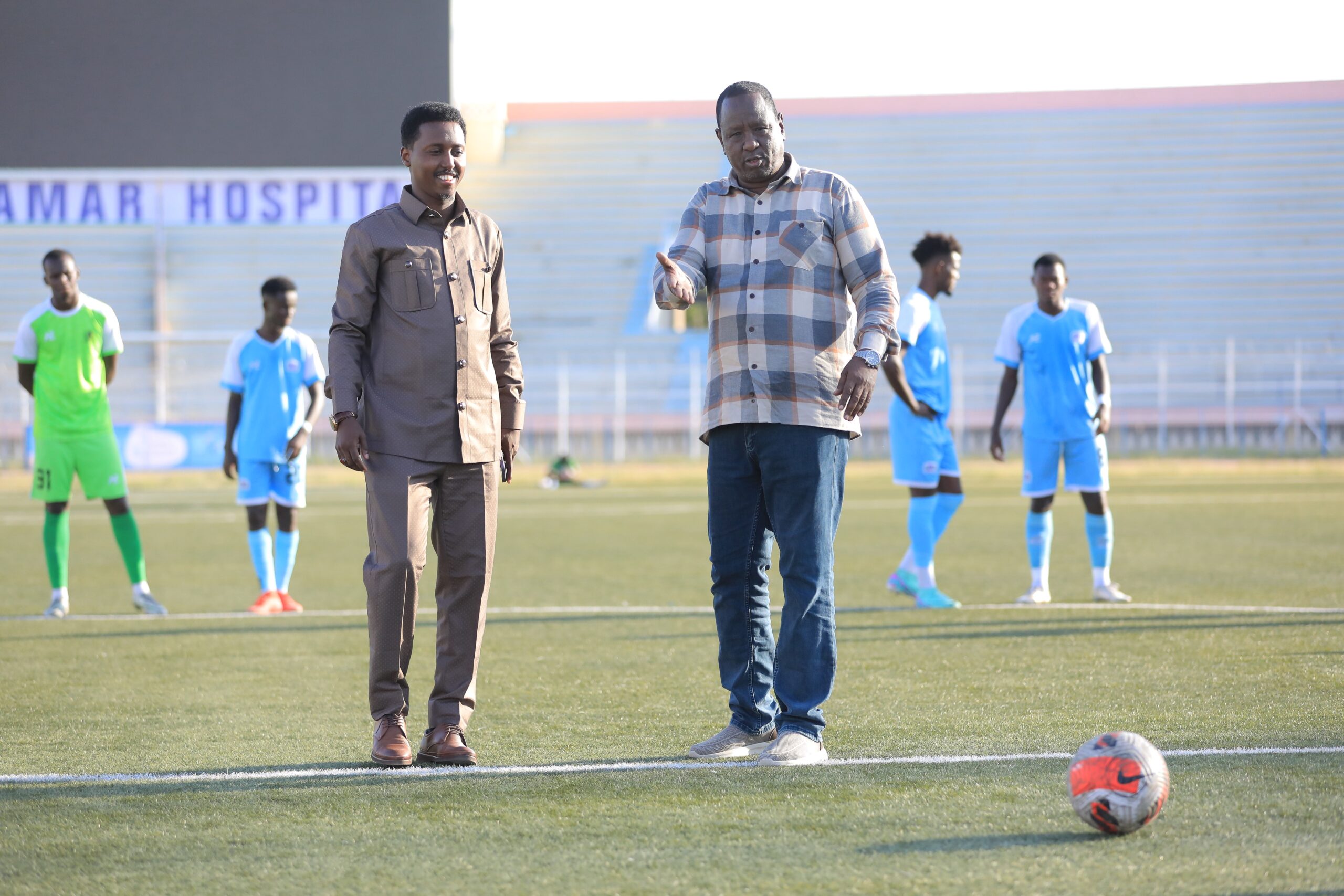 Somalia organize special football event to celebrate its joining of East Africa Community.