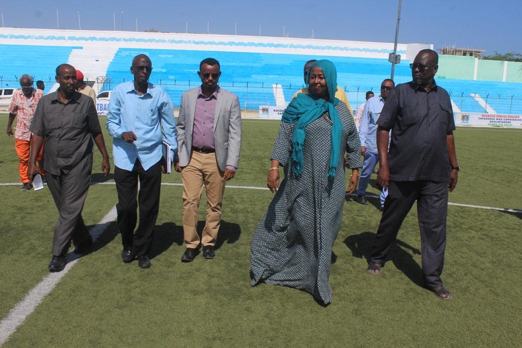 Somalia lost key minister, the woman who restored Stadium Mogadishu into use.